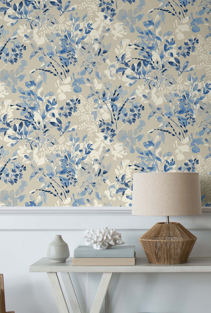 160601WR botanical peel and stick wallpaper decor Willow Wood from Surface Style