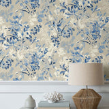 160601WR botanical peel and stick wallpaper decor Willow Wood from Surface Style