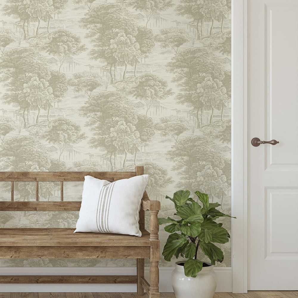 
                  
                    160611WR forest peel and stick wallpaper entryway from Surface Style
                  
                