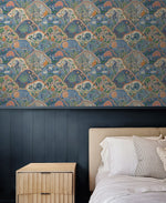 160620WR Zoologic animal peel and stick wallpaper bedroom from Surface Style