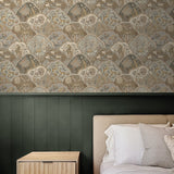 160621WR Zoologic animal peel and stick wallpaper bedroom from Surface Style