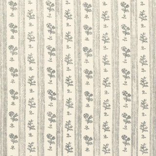 175961 Schumacher Cabanon Floral Stripe Linen Fabric at Say Decor