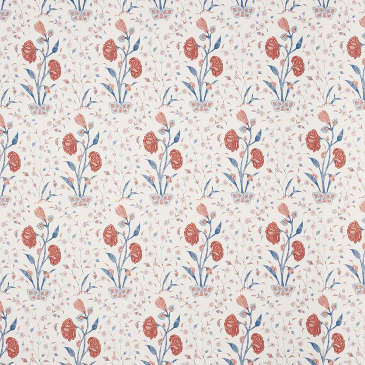 178330 Schumacher Khilana Floral Linen Fabric at Say Decor