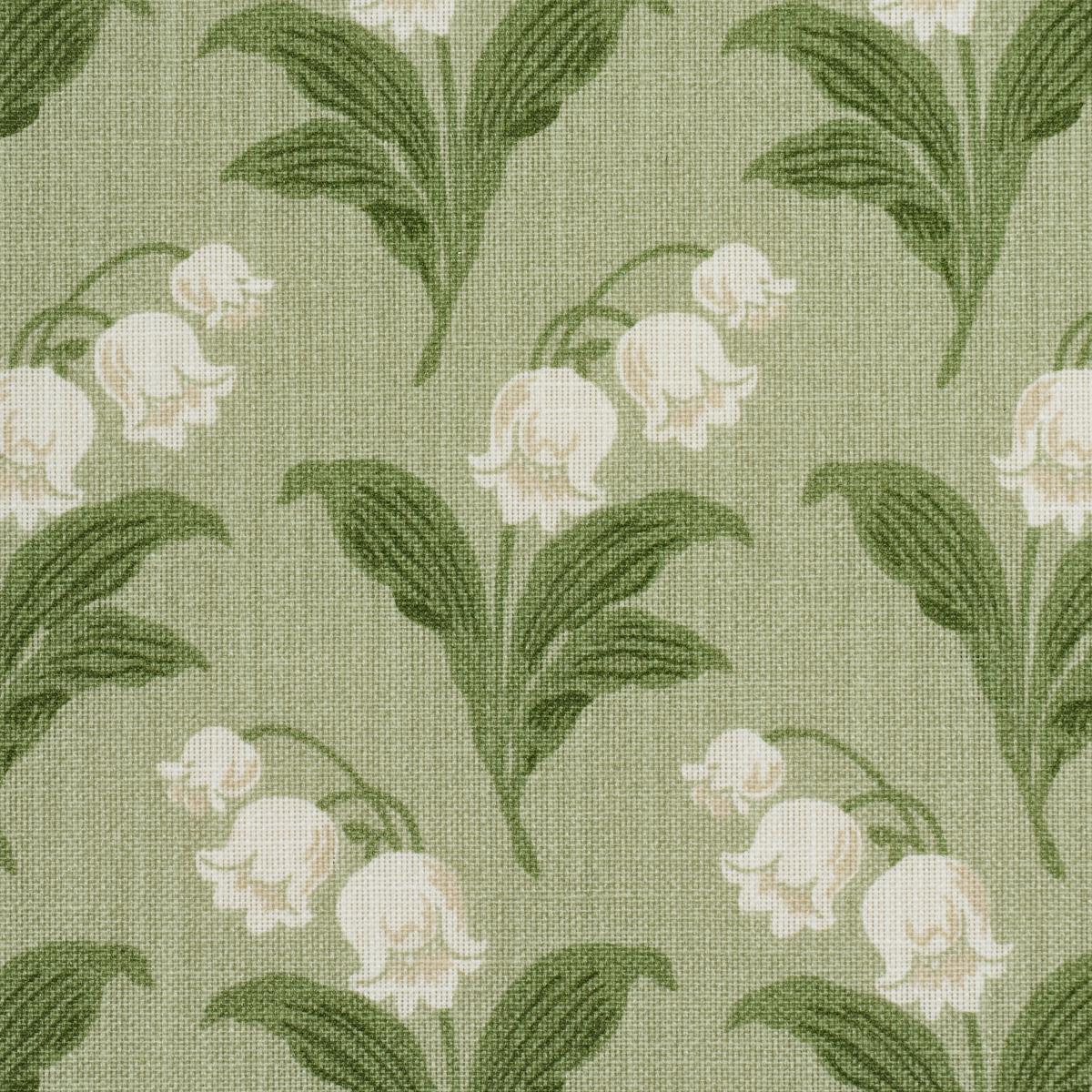 lily flower fabric Schumacher Lily Of The Valley Floral Indoor Outdoor Fabric – Say Decor LLC