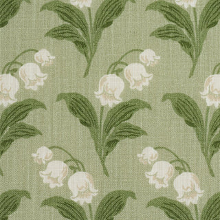 182140 Schumacher Lily Of The Valley Floral Indoor Outdoor Fabric Detail at Say Decor
