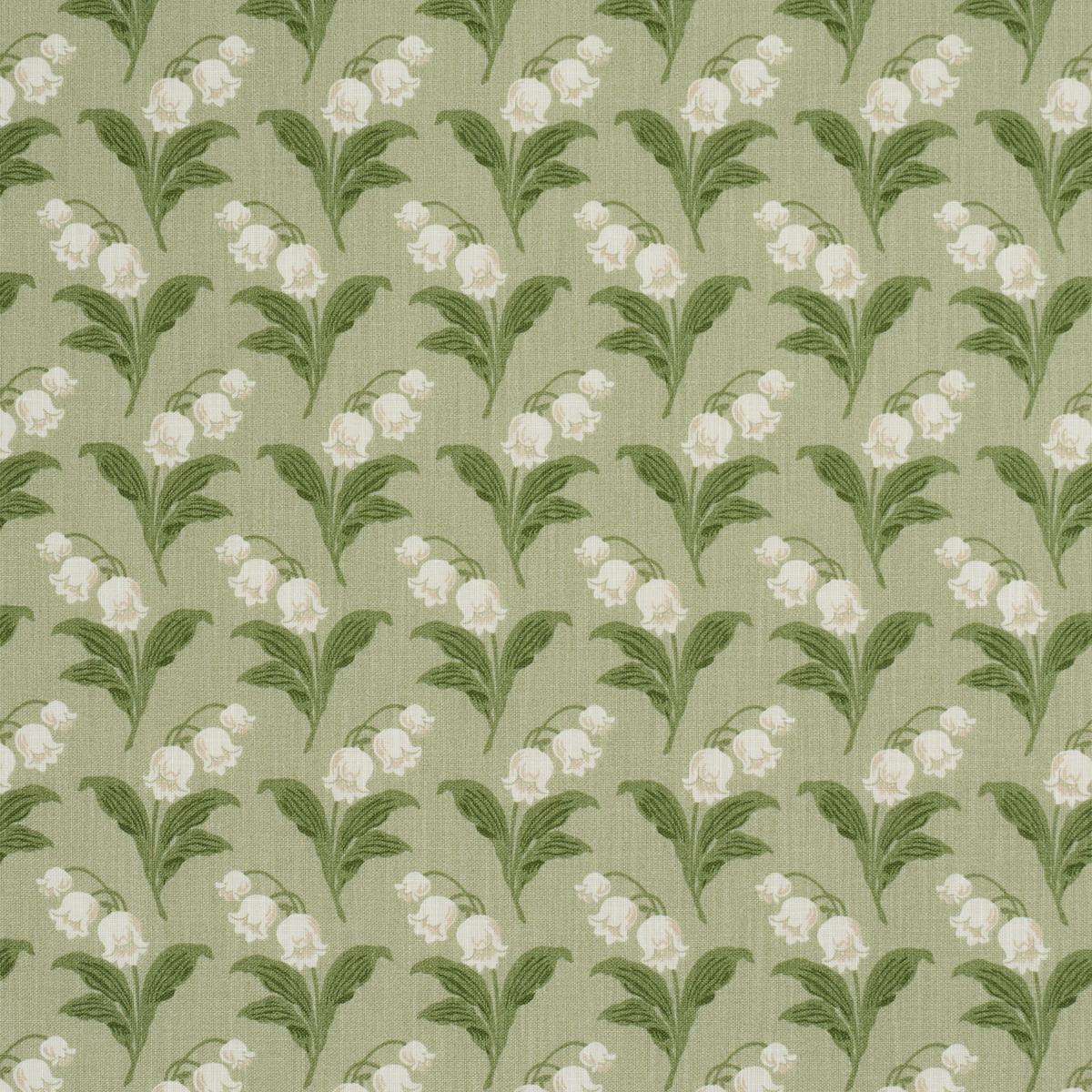 182140 Schumacher Lily Of The Valley Floral Indoor Outdoor Fabric at Say Decor