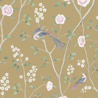 1902 Boråstapeter Paradise Birds Chinoiserie Unpasted Wallpaper at Say Decor