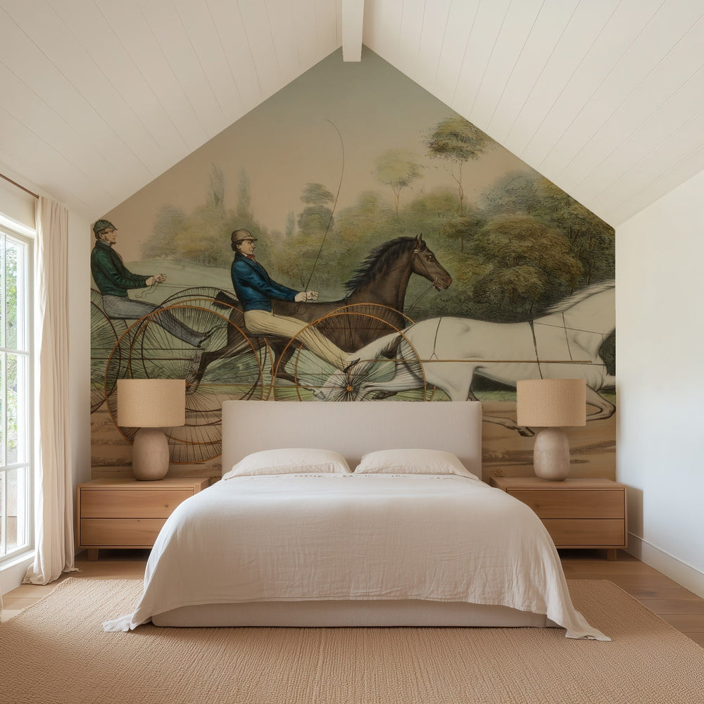 
                  
                    Crawford Horse Race Wall Mural bedroom from Say Decor
                  
                