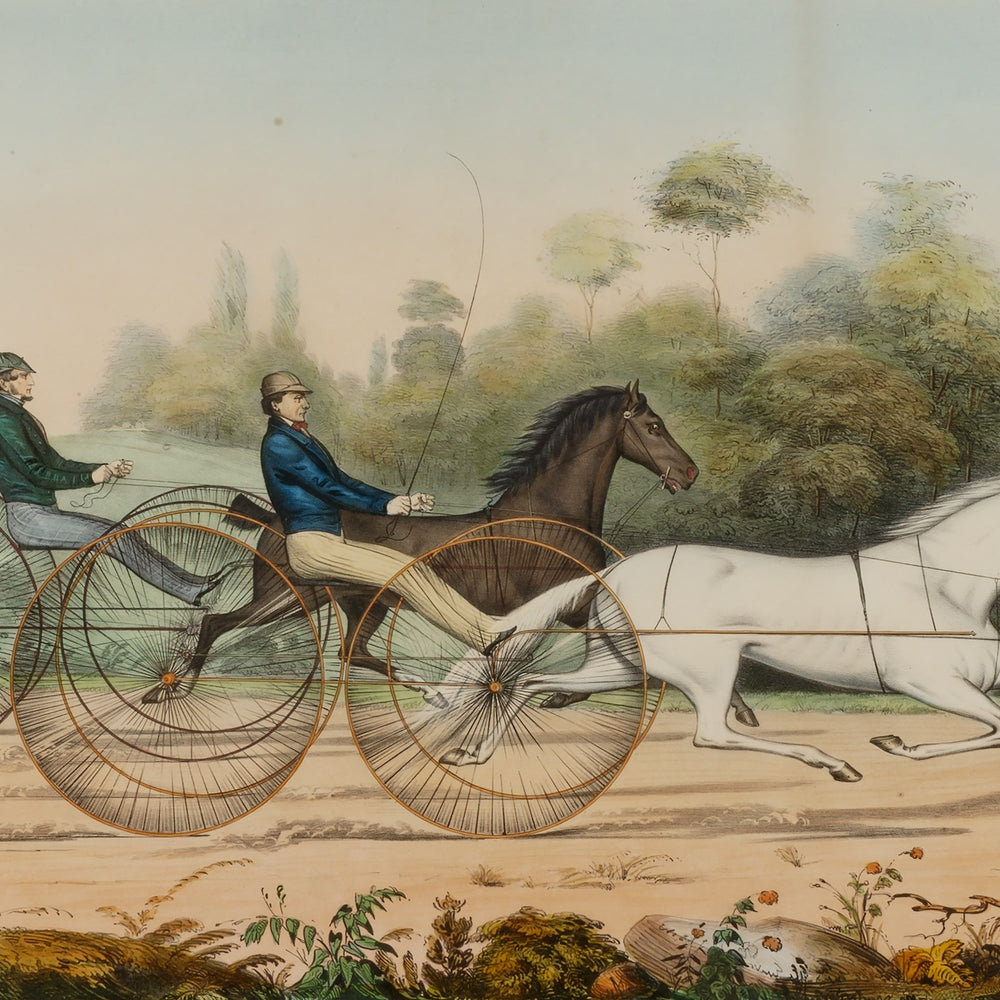 Crawford Horse Race Wall Mural from Say Decor