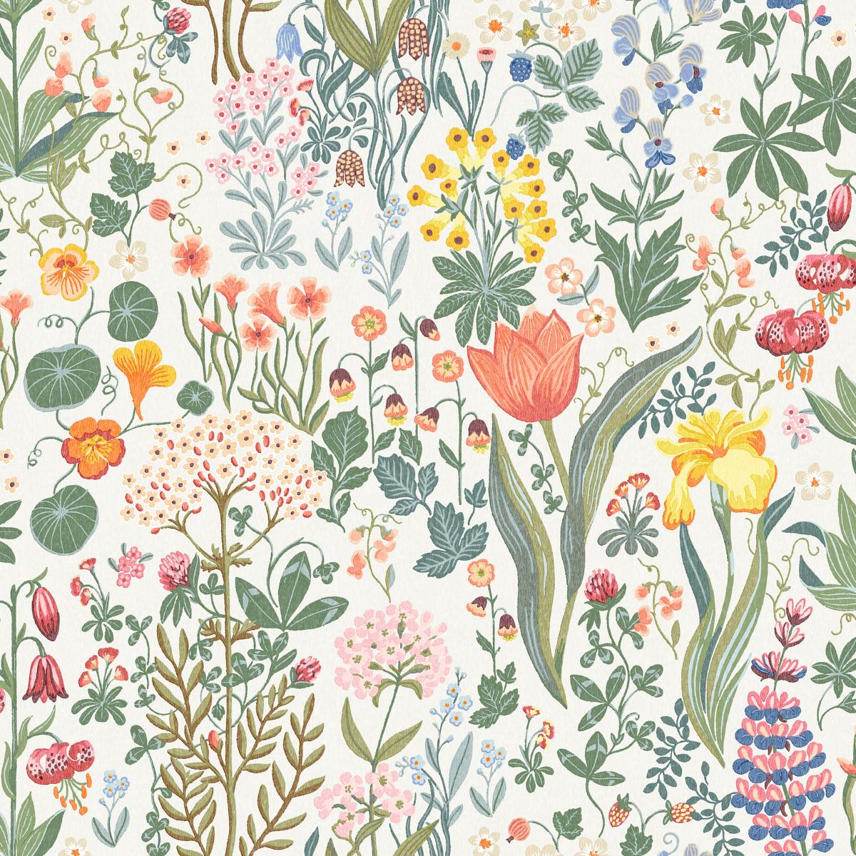 2053 Boråstapeter Blomsterhav Floral Unpasted Wallpaper from Say Decor