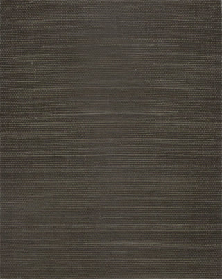 Mocha Brown Sisal Grasscloth Unpasted Wallpaper at Say Decor