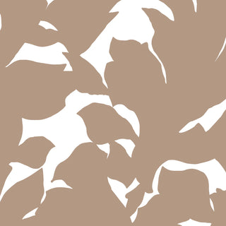 Mitchell Black x Mrs. Paranjape Holly Abstract Wallpaper in shade Taupe at Say Decor