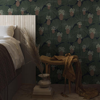 3119 Boråstapeter Umbrella Leaves Botanical Unpasted Wallpaper Bedroom from Say Decor