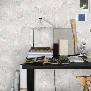 3120 Boråstapeter Umbrella Leaves Botanical Unpasted Wallpaper Office from Say Decor