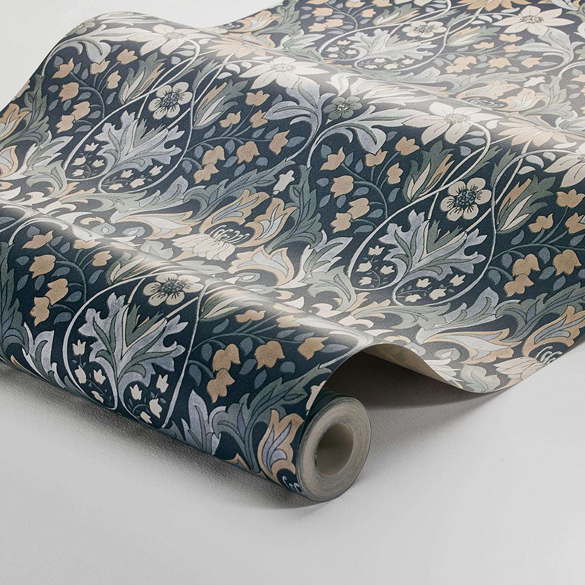 3292 Boråstapeter Blomsterfröjd Floral Unpasted Wallpaper Roll from Say Decor