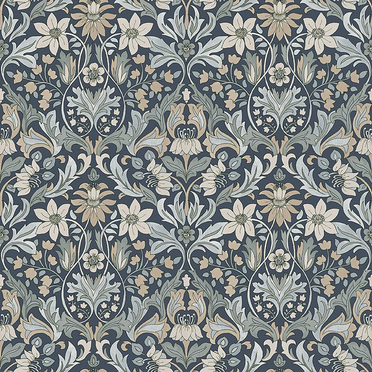 3292 Boråstapeter Blomsterfröjd Floral Unpasted Wallpaper from Say Decor