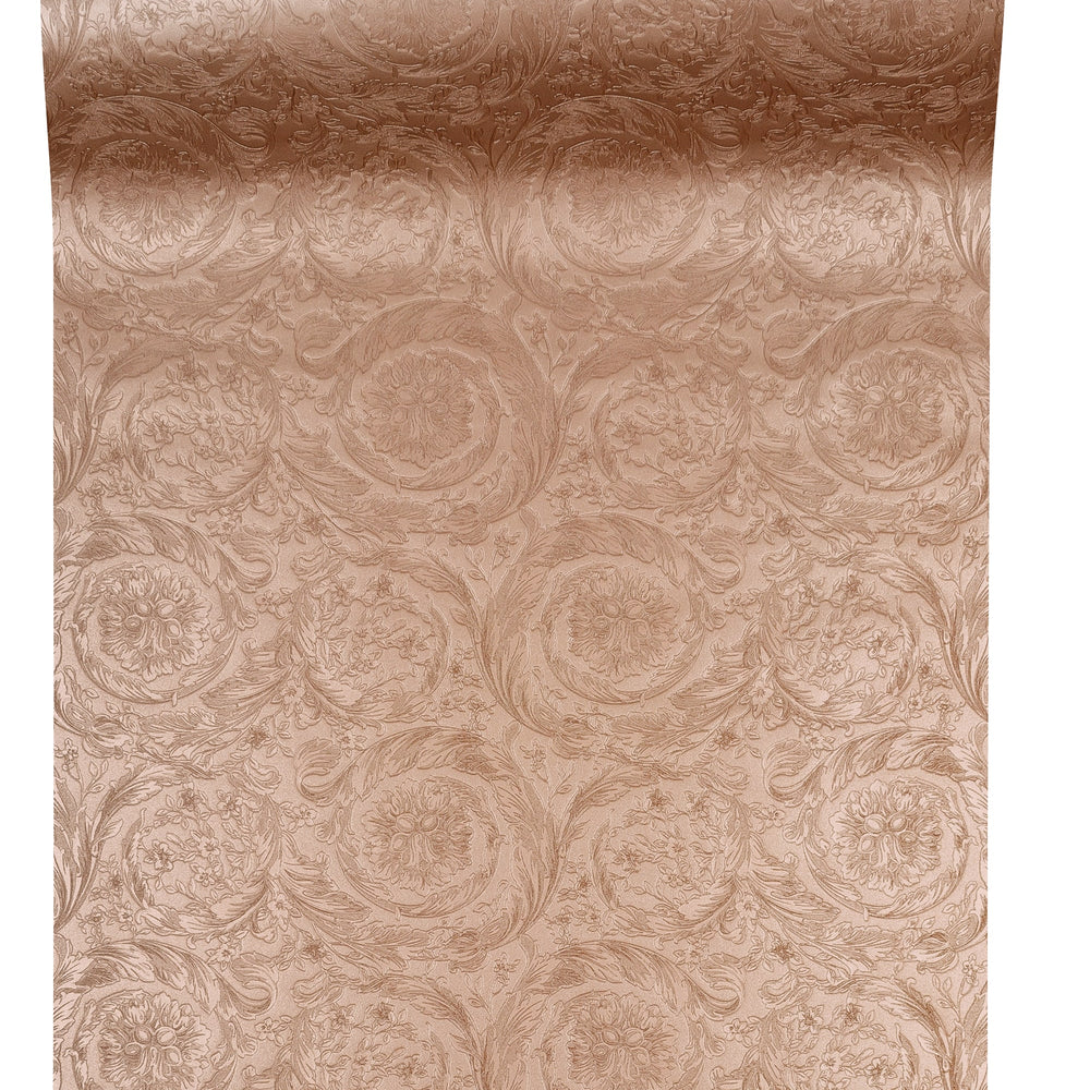 
                  
                    366922X floral vinyl unpasted wallpaper roll from Versace
                  
                
