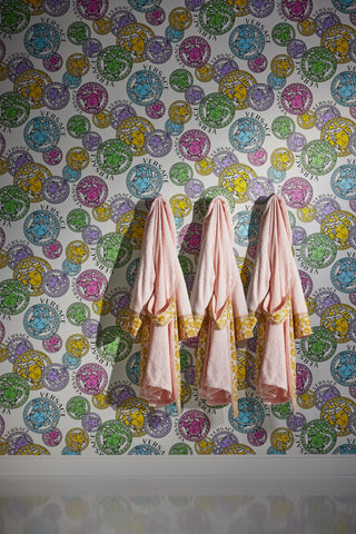 Versace Dynasty Medallion Unpasted Vinyl Wallpaper