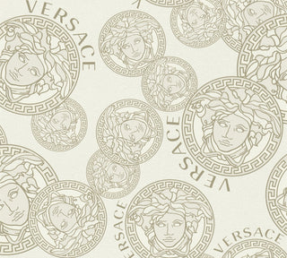 Versace Dynasty Medallion Unpasted Vinyl Wallpaper
