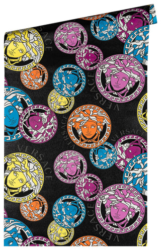 Versace Dynasty Medallion Unpasted Vinyl Wallpaper