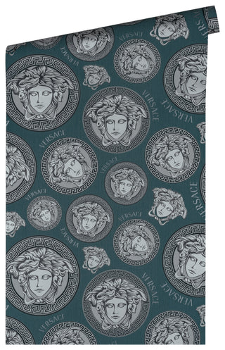 386111X medallion wallpaper roll from Versace