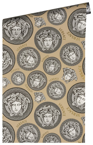 386114X medallion wallpaper roll from Versace
