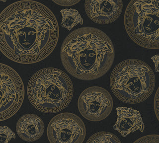 386117X medallion wallpaper from Versace