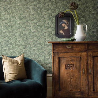4544 Boråstapeter Waldemar Botanical Unpasted Wallpaper Living Room from Say Decor