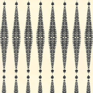 5005070 Schumacher Noir Fern Tree Unpasted Wallpaper at Say Decor