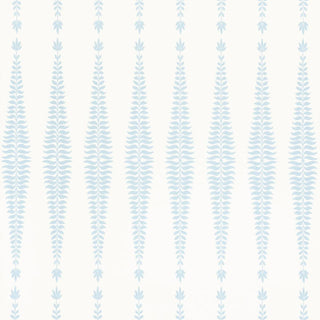 5005074 Schumacher Sky Blue Fern Tree Unpasted Wallpaper at Say Decor