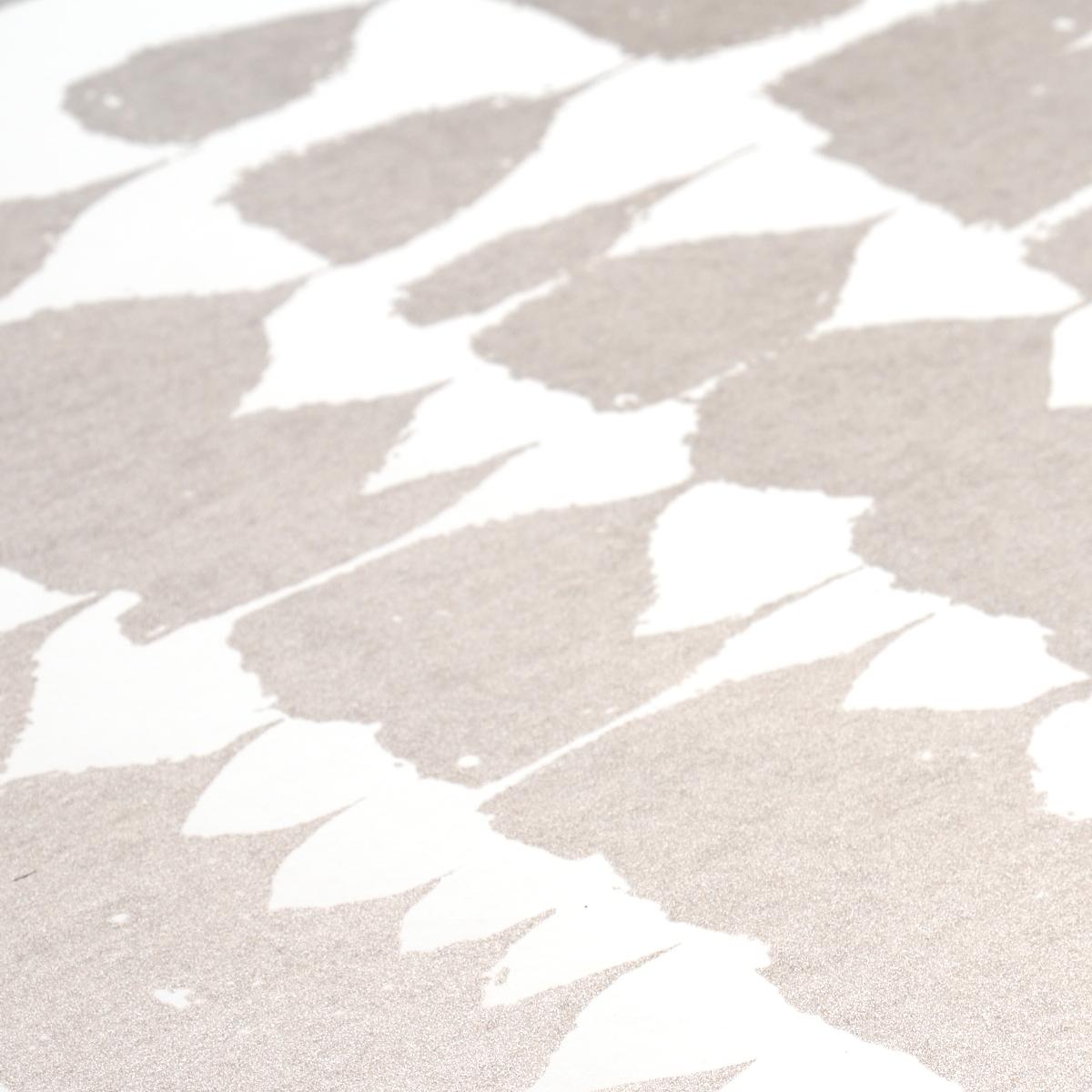 5005880 Schumacher Queen of Spain Unpasted Wallpaper Metallic Silver at Say Decor