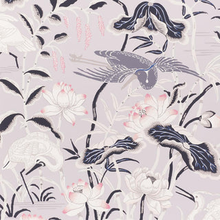 5008432 Schumacher Lotus Garden Unpasted Wallpaper at Say Decor