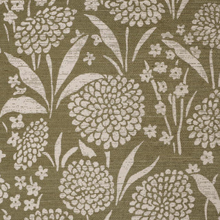 Schumacher Chrysanthemum Handmade Sisal Grasscloth Unpasted Wallpaper