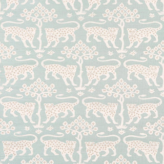 5012301 Schumacher Woodland Leopard Sisal Grasscloth Unpasted Wallpaper from Say Decor