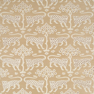 5012303 Schumacher Woodland Leopard Sisal Grasscloth Unpasted Wallpaper from Say Decor