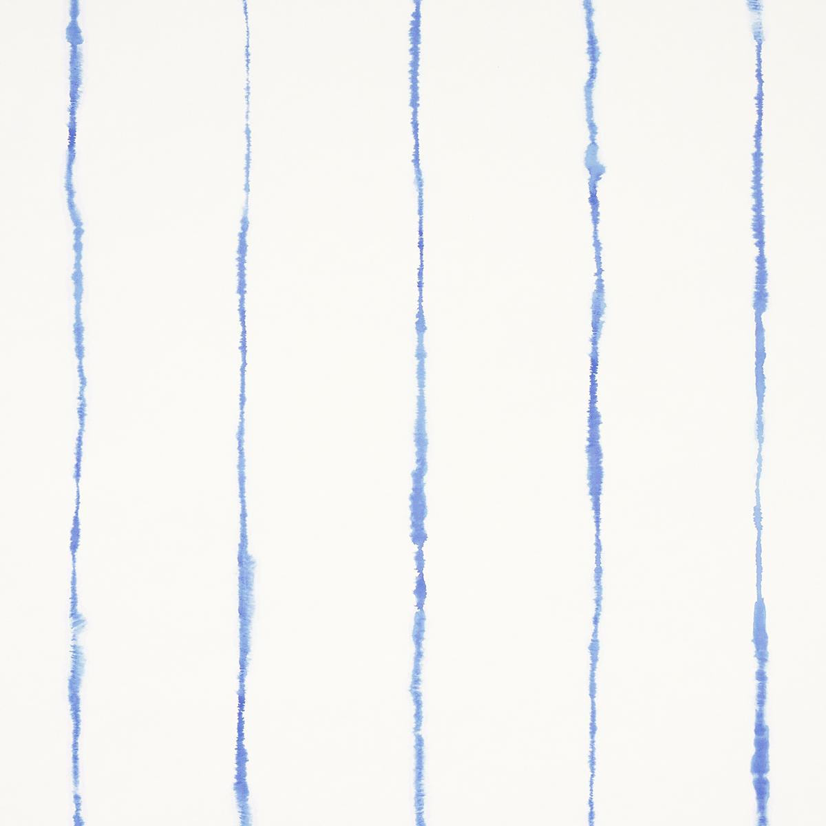 5014870 Schumacher x Backdrop Cornflower Ephemera Striped Unpasted Wallpaper at Say Decor