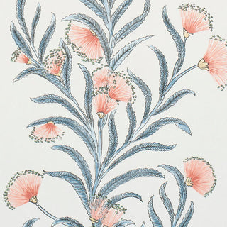 5015360 Schumacher Tasmanian Mimosa Floral Unpasted Wallpaper detail at Say Decor