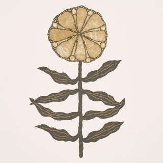 5015450 Schumacher Pretty Petals Floral Unpasted Wallpaper Detail at Say Decor