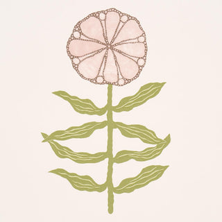 5015451 Schumacher Pretty Petals Floral Unpasted Wallpaper Detail at Say Decor