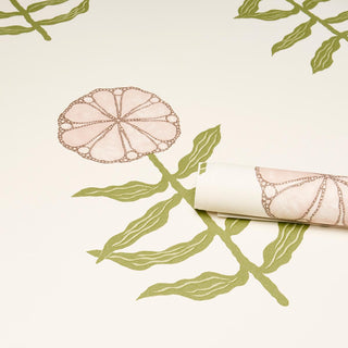 5015451 Schumacher Pretty Petals Floral Unpasted Wallpaper Roll at Say Decor