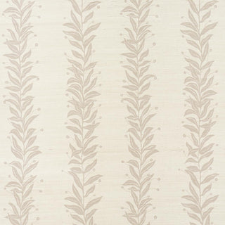 5015561 Schumacher Tendril Stripe Sisal Grasscloth Unpasted Wallpaper at Say Decor