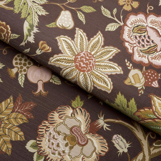 5015640 Schumacher Darsy Tree Of Life Sisal Grasscloth Unpasted Wallpaper roll at Say Decor