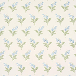 5016280 Schumacher Lily Of The Valley Floral Unpasted Wallpaper at Say Decor