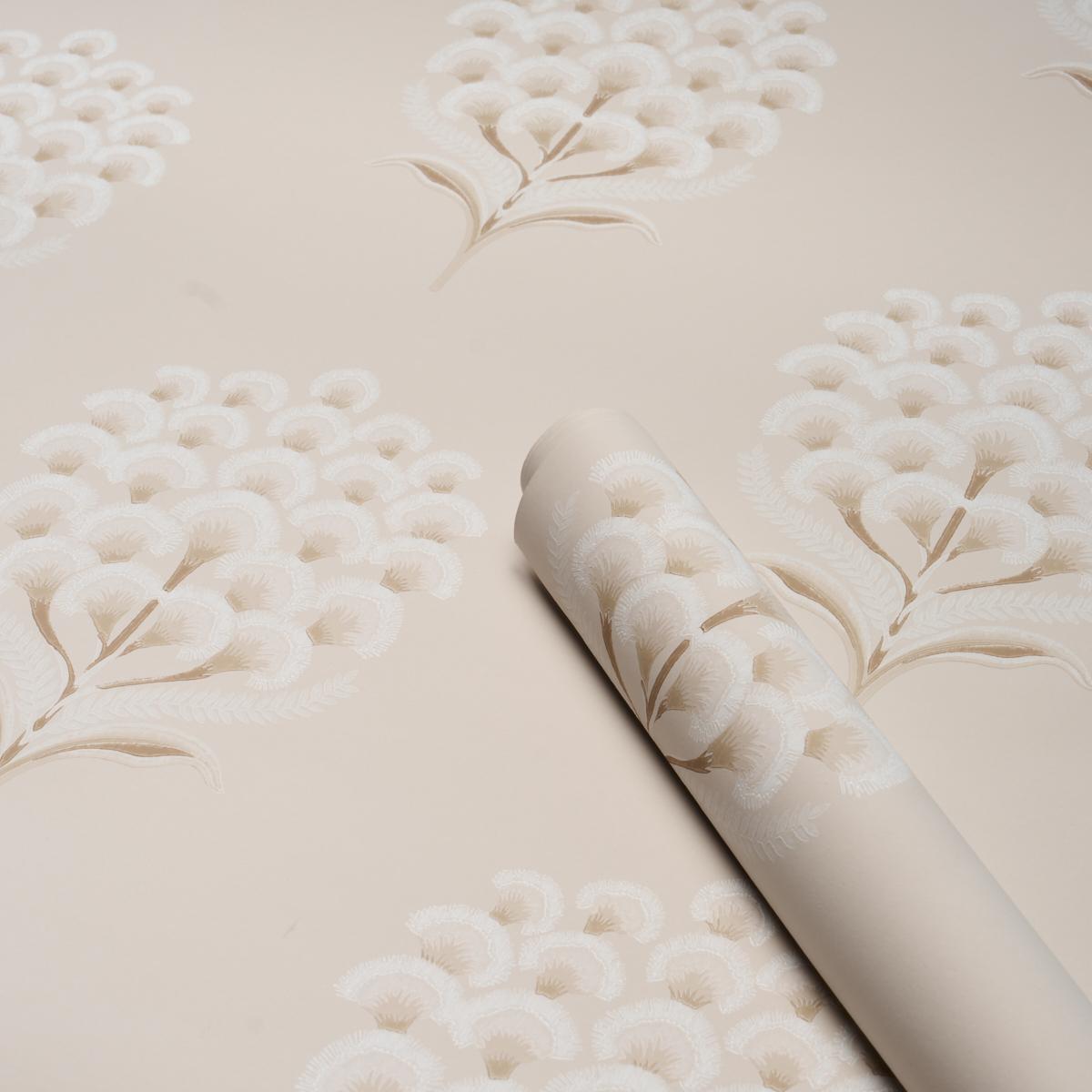 5016340 Schumacher Aurelia Floral Unpasted Wallpaper Roll at Say Decor