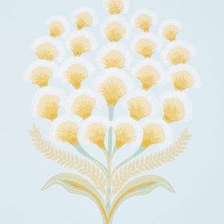 5016342 Schumacher Aurelia Floral Unpasted Wallpaper Detail at Say Decor