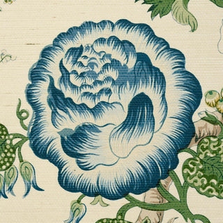 5016680 Schumacher Josephine Jacobean Sisal Grasscloth Unpasted Wallpaper Decor at Say Decor