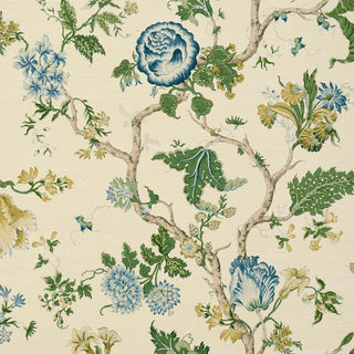 5016680 Schumacher Josephine Jacobean Sisal Grasscloth Unpasted Wallpaper at Say Decor