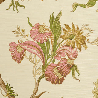 5016681 Schumacher Josephine Jacobean Sisal Grasscloth Unpasted Wallpaper Decor at Say Decor