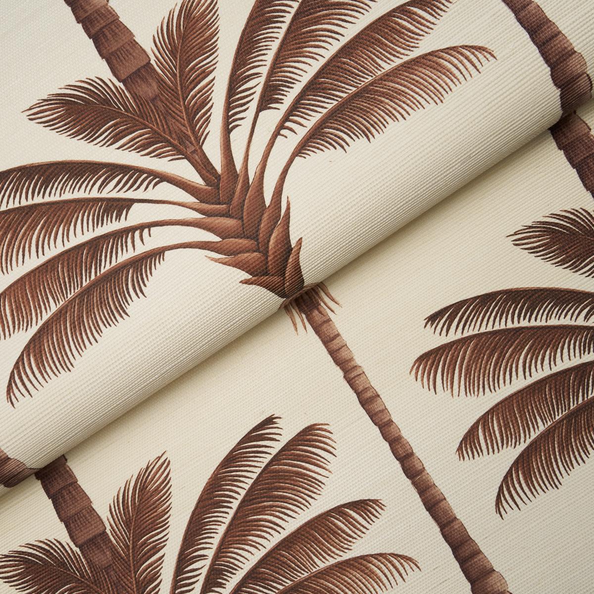 5016960 Schumacher A Palm Is A Palm Sisal Grasscloth Unpasted Wallpaper Roll at Say Decor