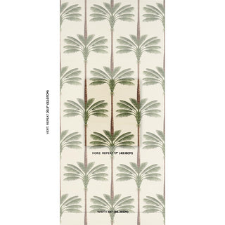 5016961 Schumacher A Palm Is A Palm Sisal Grasscloth Unpasted Wallpaper Scale at Say Decor